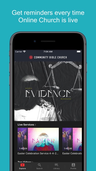 Online Church Screenshot