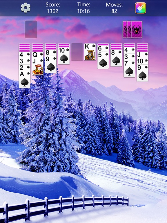 Screenshot #6 pour Spider Solitaire Fun