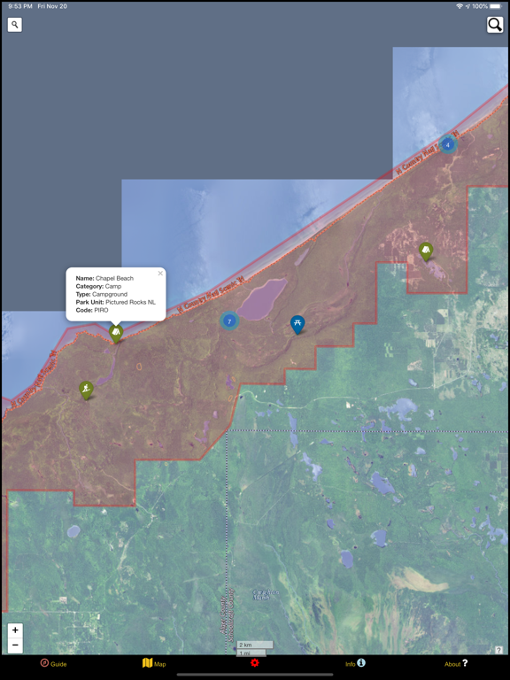 Screenshot #6 pour US National Parks Map & Guide!