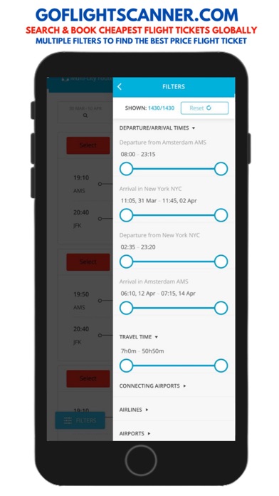 Go Flight Scanner Screenshot