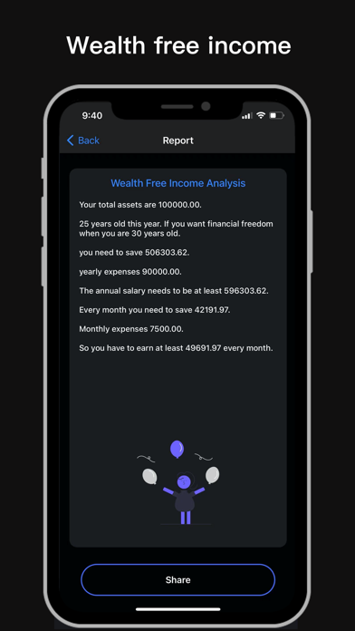 Wealth Calculator Pro Screenshot