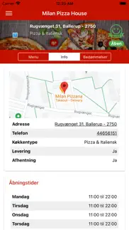 milan pizza house iphone screenshot 2