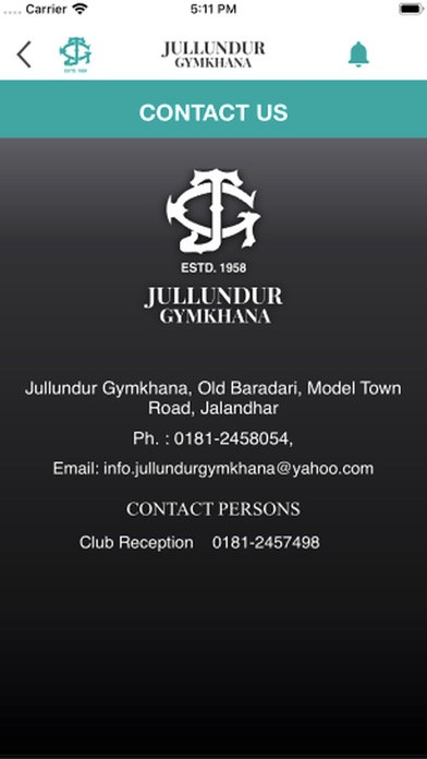 Jullundur Gymkhana Club Screenshot