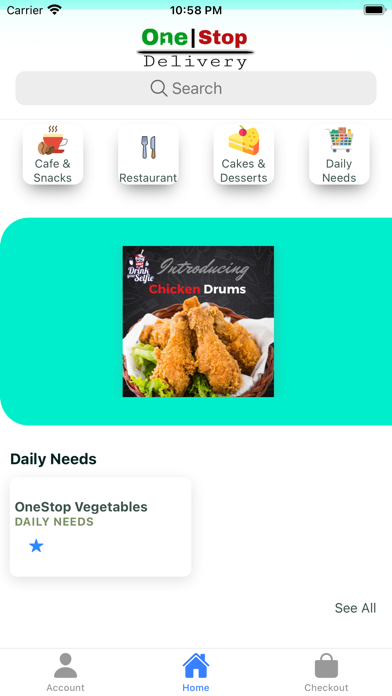One stop Delivery Screenshot