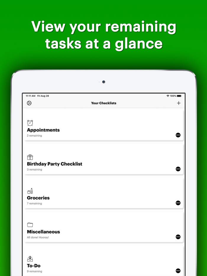 SimpleTask Organize your life
