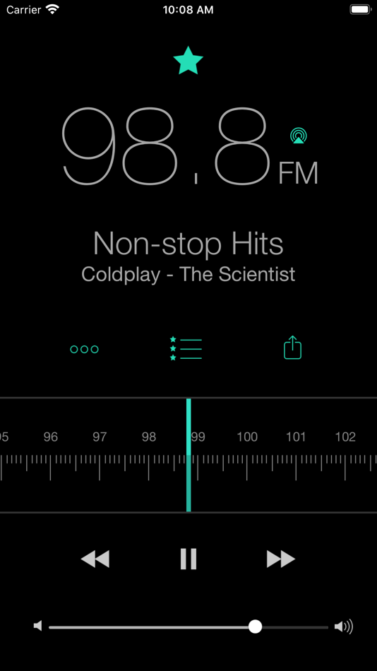 #8. RadioApp - A Simple Radio App (iOS) 由: Firetruck Productions Ltd.