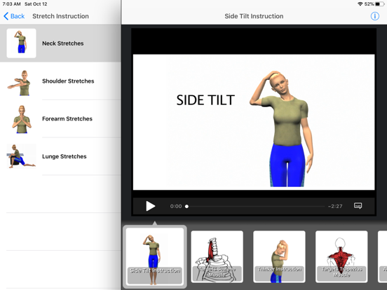 Stretch for Pain Relief Upper iPad screenshot