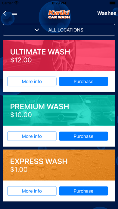Kwiki Car Wash Screenshot