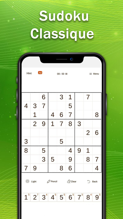 Screenshot #1 pour Sudoku - Logique Puzzle