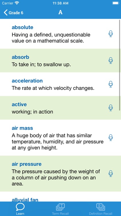ElevateScience 6-8 Vocab