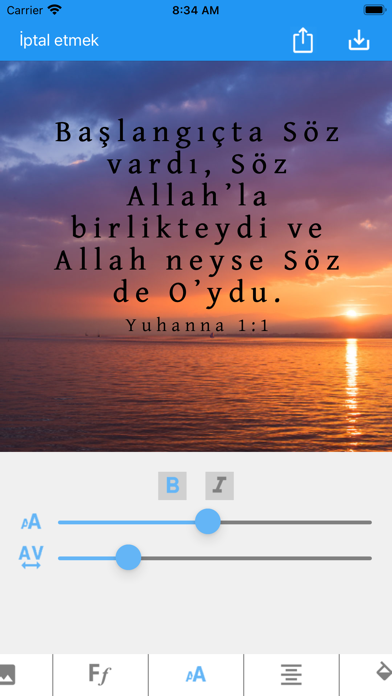 Basic Turkish New Testament Screenshot