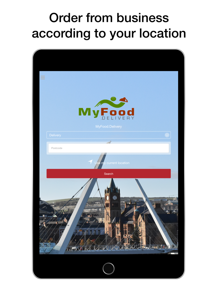 MyFood Delivery Ordering app