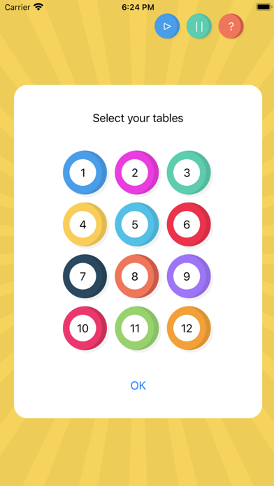 Screenshot #2 pour Times Table Bingo