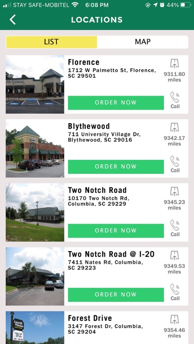 Lizard's Thicket Restaurants Screenshot