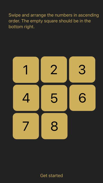 Number Puzzle: sort numbers Screenshot