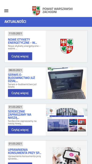 Powiat Warszawski Zachodni Screenshot