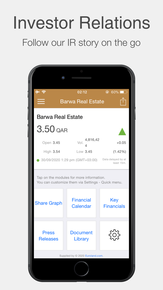 BARWA Investor Relations - 1.0.2 - (iOS)