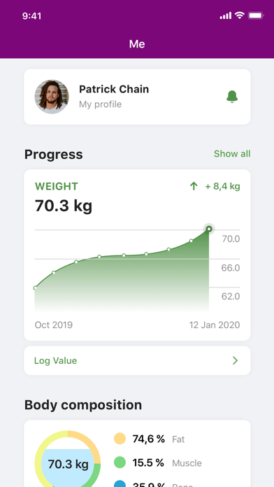 Sportschool Budofit App Screenshot