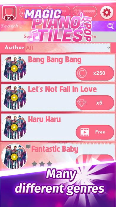 Magic Piano Tile KPOP Screenshot
