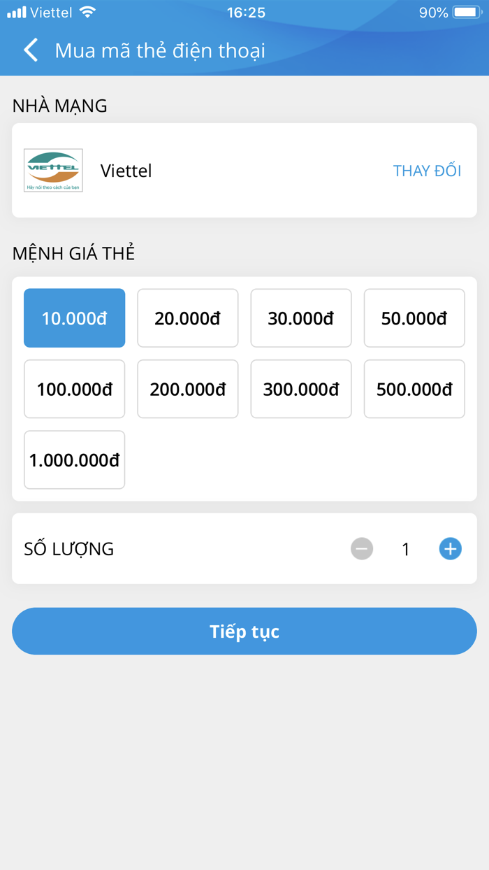 MobizPay - Đa tiện ích