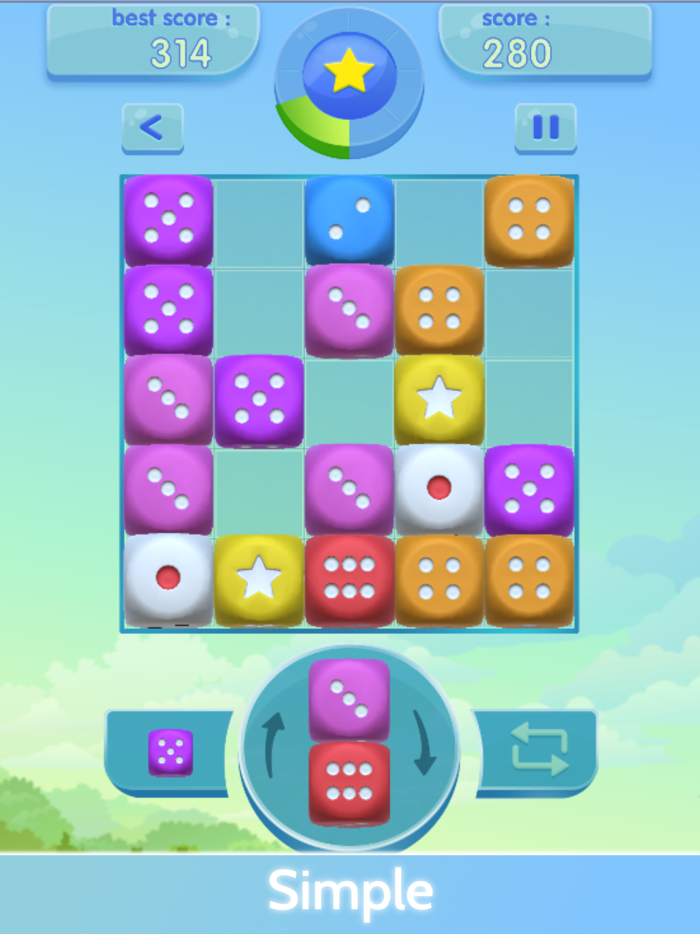 Dice MergePuzzle Game