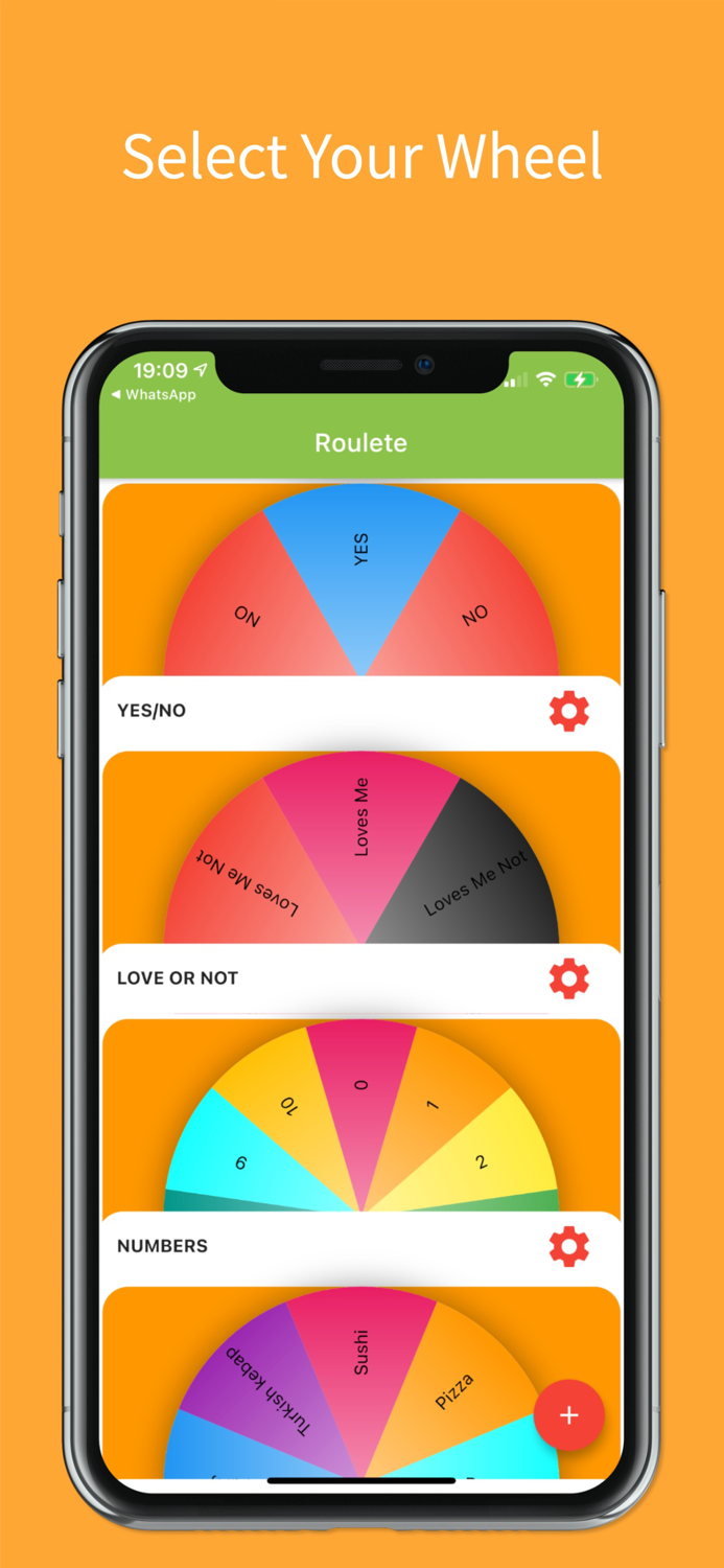 Spin wheel - Decision roulette