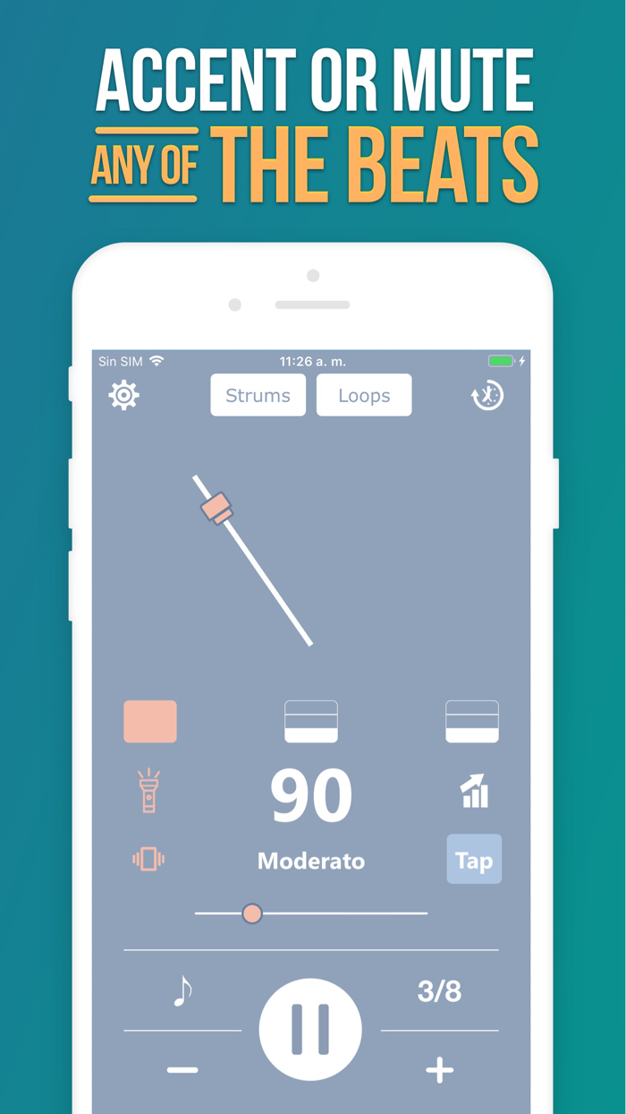 Metronome BEATS Tap Tempo Bpm