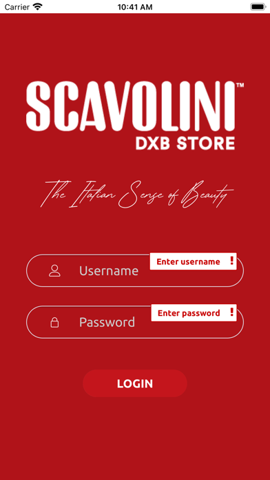 SCAVOLINI DXB STORE Screenshot