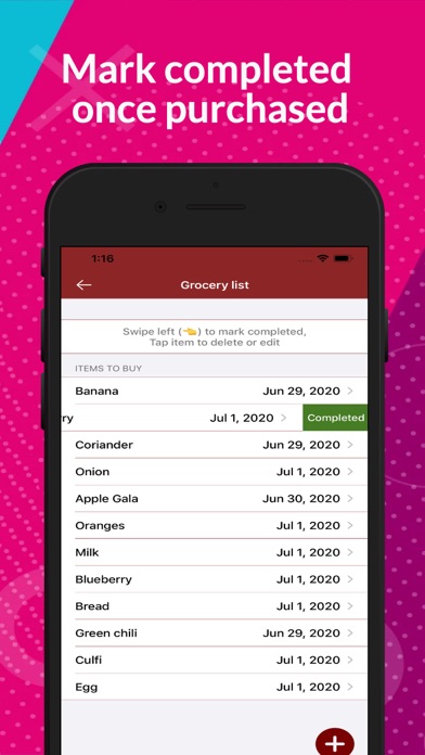 Screenshot #3 pour Grocery List - Create & Manage