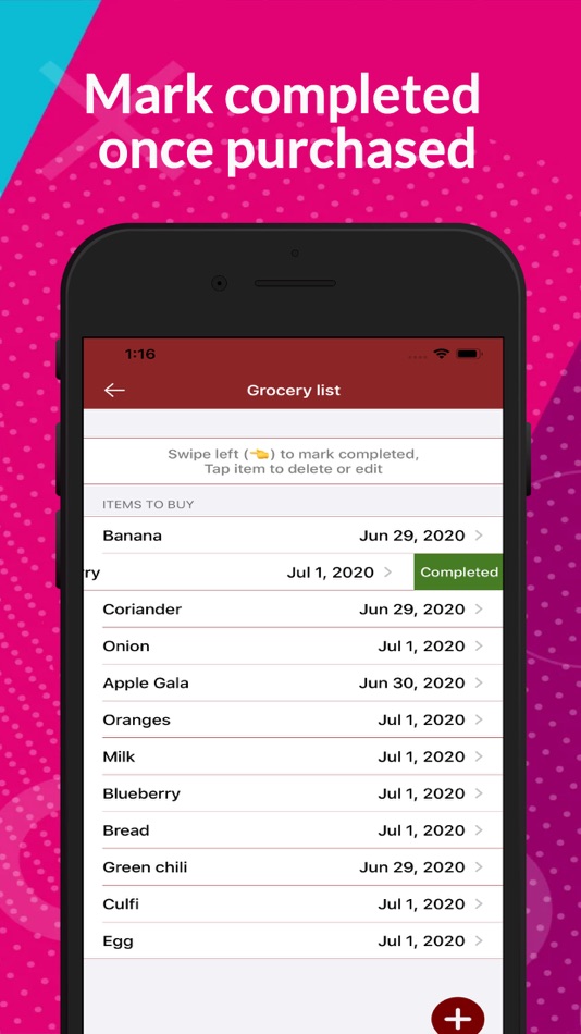 #3. Grocery List - Create & Manage (iOS) 由: Pandurang Yachwad