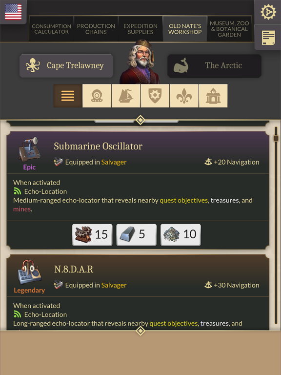 Companion Tool for Anno 1800 iPad screenshot 4 - Productivity app