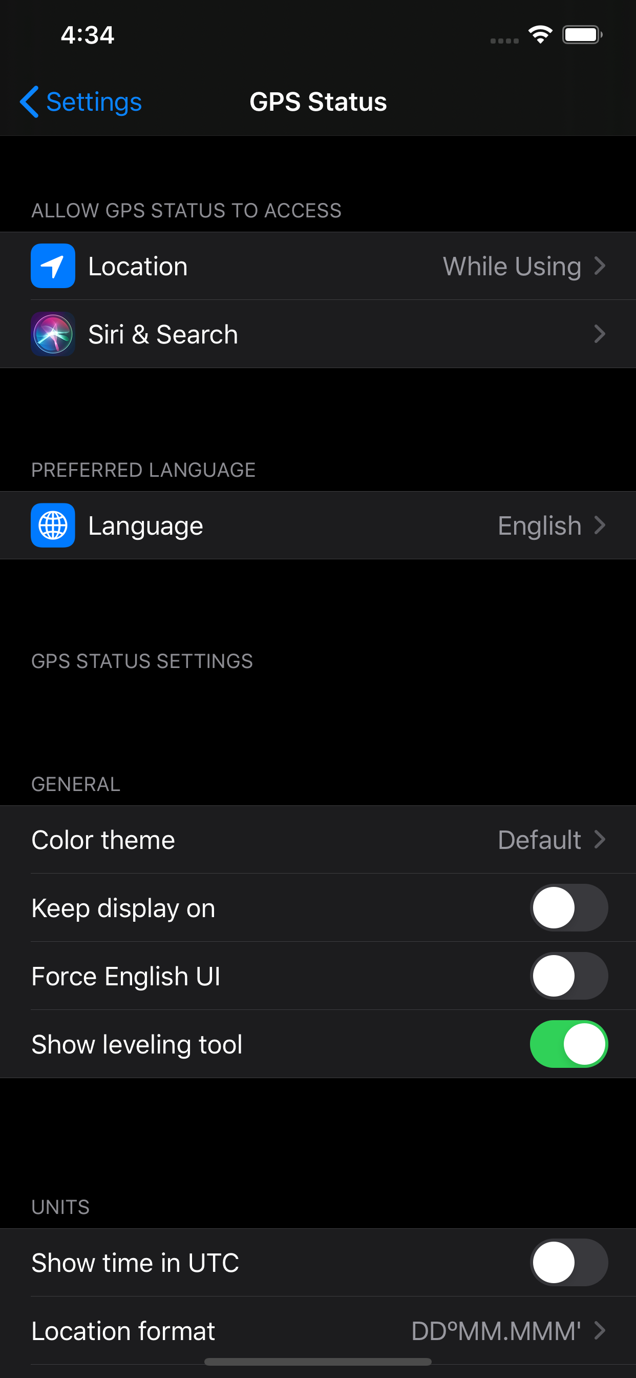 GPS Status & Toolbox