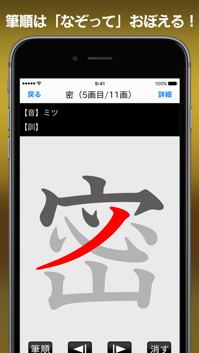 常用漢字筆順辞典 - 漢字検索 screenshot1