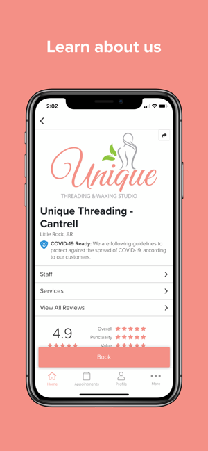 Unique Threading Waxing Studio(圖2)-速報App