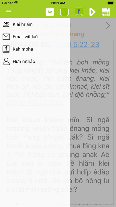 Bài Học Kinh Thánh Tiếng Ê-đê Screenshot