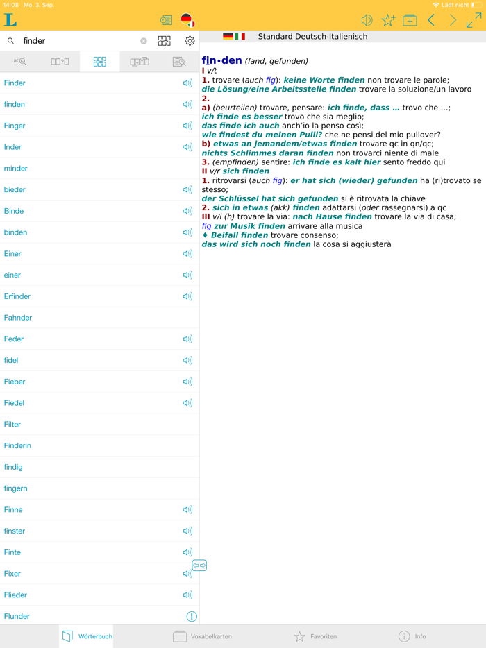 Big German Italian Dictionary