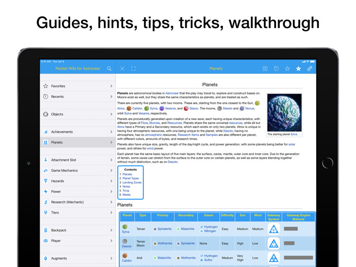 Pocket Wiki for Astroneer