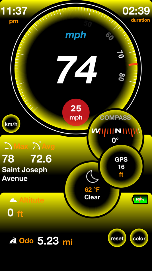 #7. Speedometer ⋙ (iOS) 由: UniCom Technology