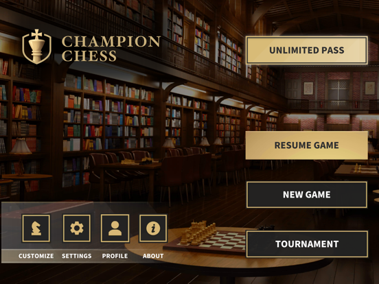 Champion Chess iPad screenshot 7 - Games app