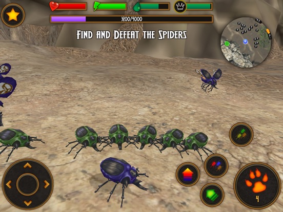 Rhino Beetle Simulator iPad app afbeelding 3