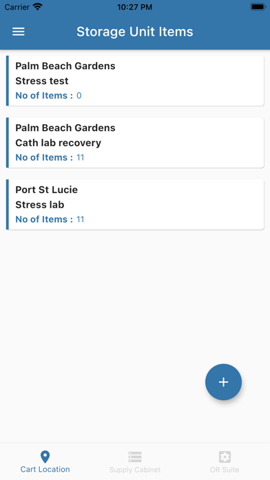 Inmedtory-Medical Cart Manager Screenshot