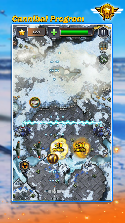 #6. Squadron War: Galactic fighter (iOS) Podle: Phuong Pham