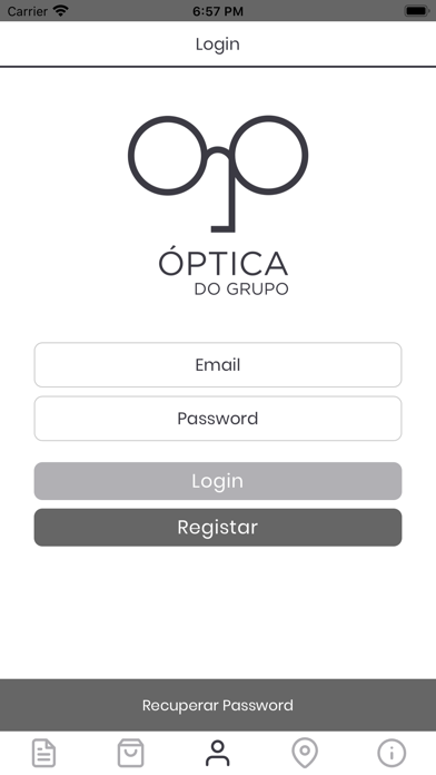 Óptica do Grupo Screenshot