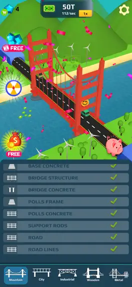 Game screenshot Idle Bridge Design mod apk