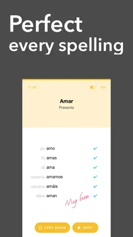Game screenshot Conjuu - Spanish Conjugation apk