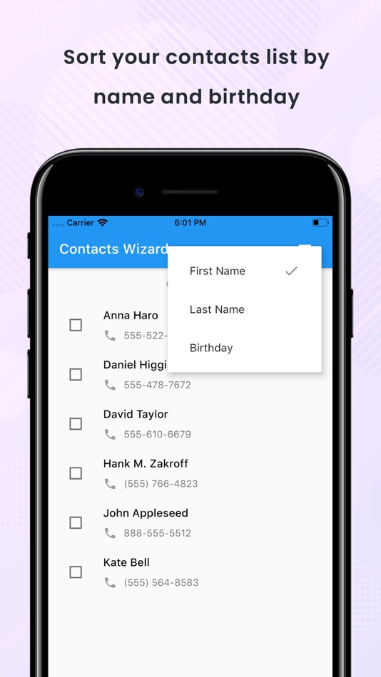 Contacts Wizard - 1.0 - (iOS)