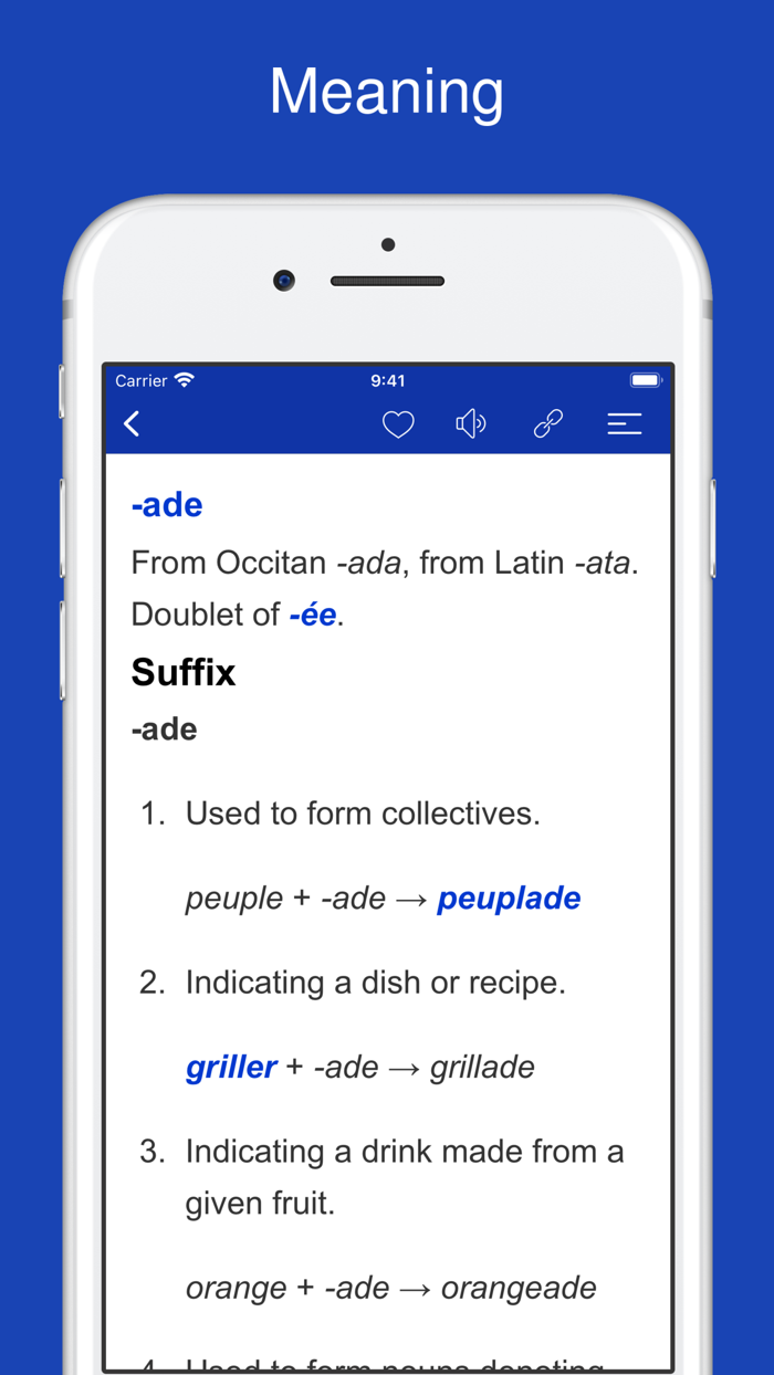 French Word Parts Vocabulary