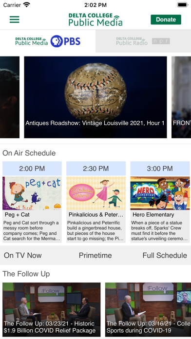 Delta College Public Media App Screenshot