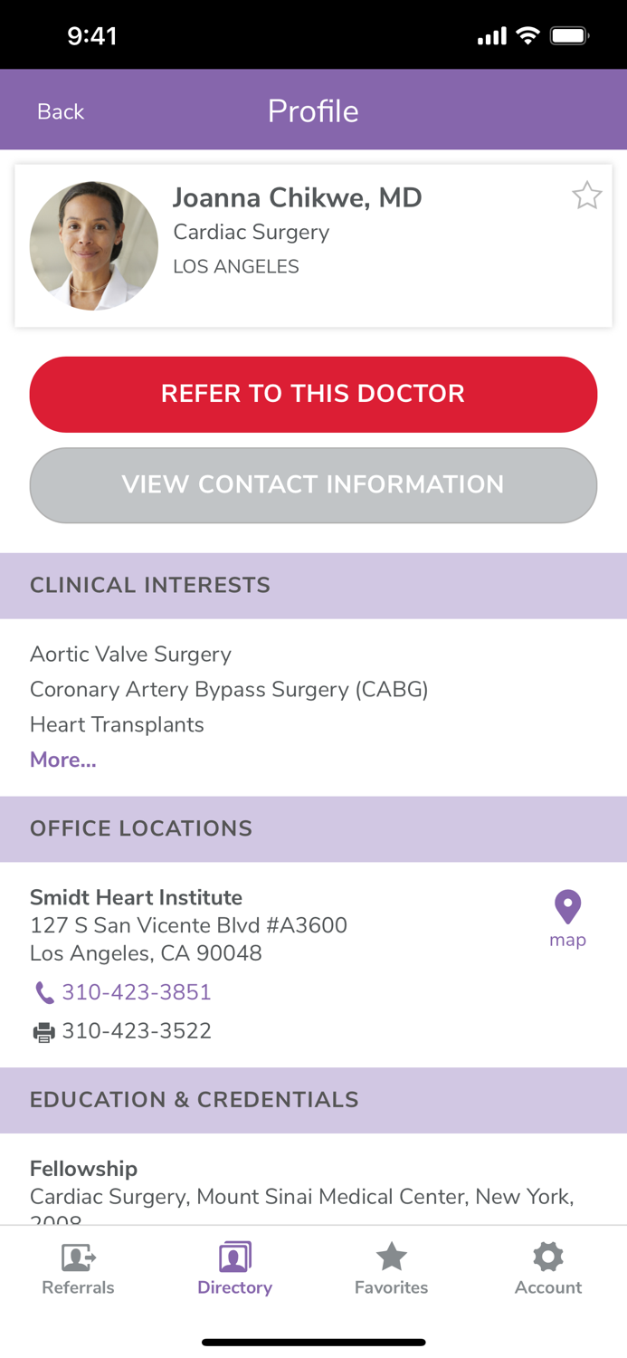Cedars-Sinai Refer
