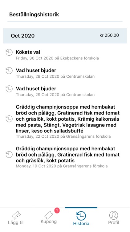 Bamba måltider screenshot-5